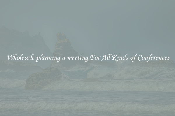Wholesale planning a meeting For All Kinds of Conferences