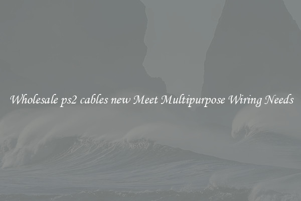 Wholesale ps2 cables new Meet Multipurpose Wiring Needs
