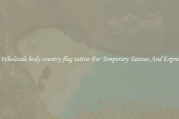 Buy Wholesale body country flag tattoo For Temporary Tattoos And Expression