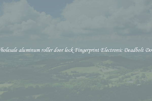 Wholesale aluminum roller door lock Fingerprint Electronic Deadbolt Door 