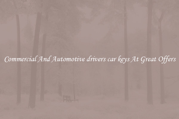 Commercial And Automotive drivers car keys At Great Offers